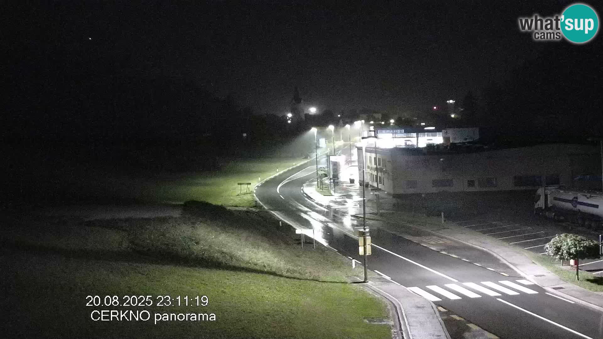 Cerkno city entrance Live Webcam