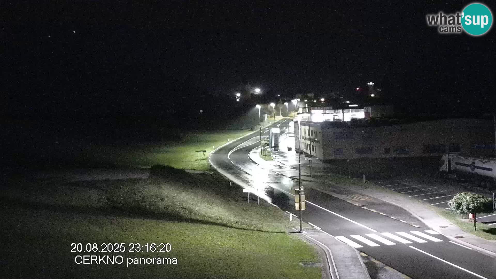 Cerkno city entrance Live Webcam