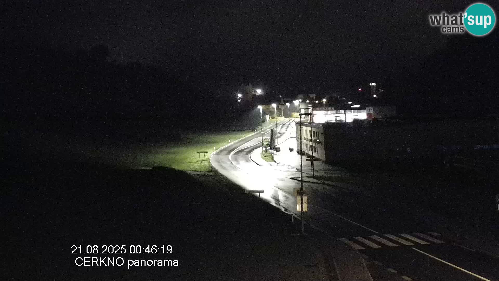Cerkno city entrance Live Webcam