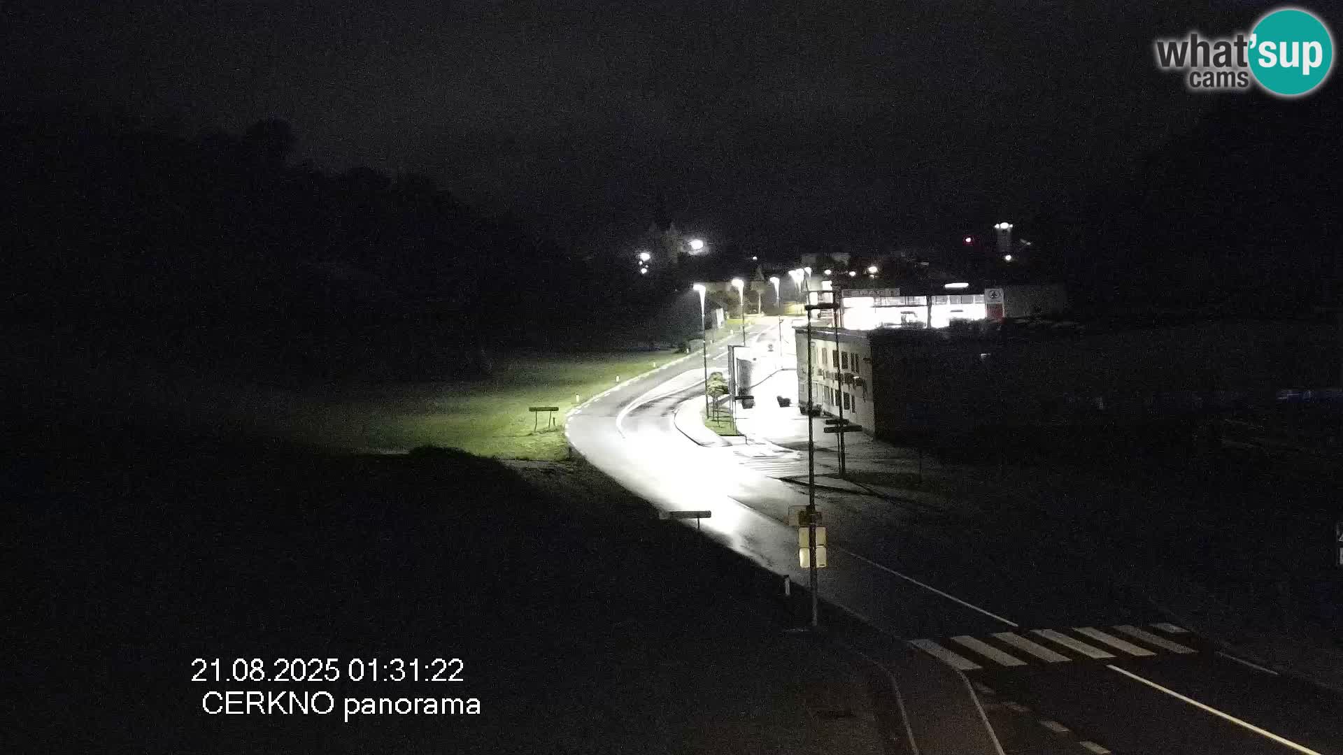 Cerkno entrada a la ciudad Webcam en vivo