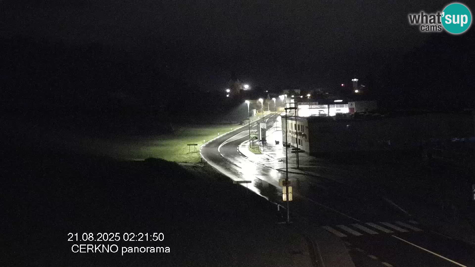 Cerkno city entrance Live Webcam
