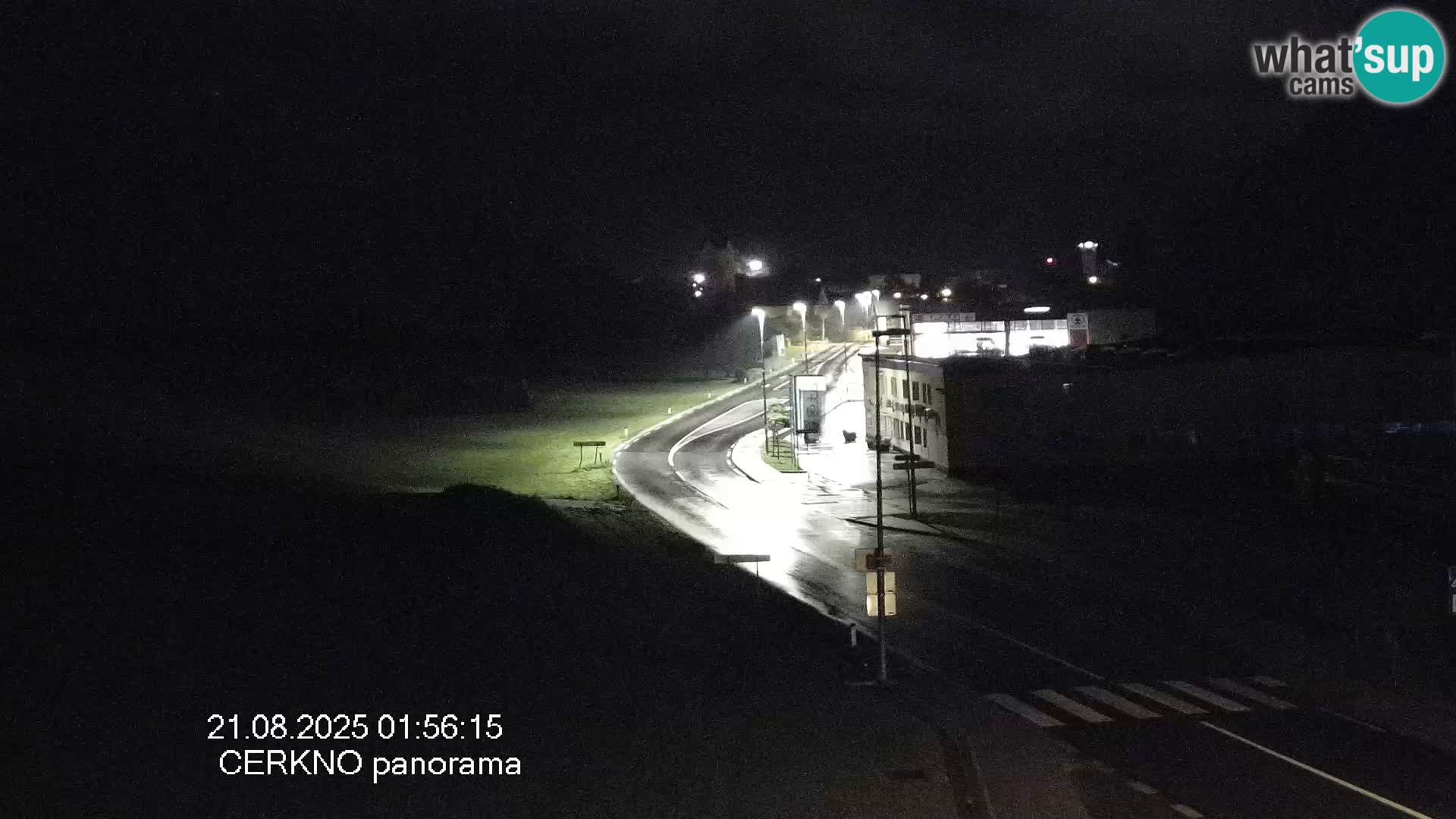 Webcam en direct – Entrée de la ville de Cerkno