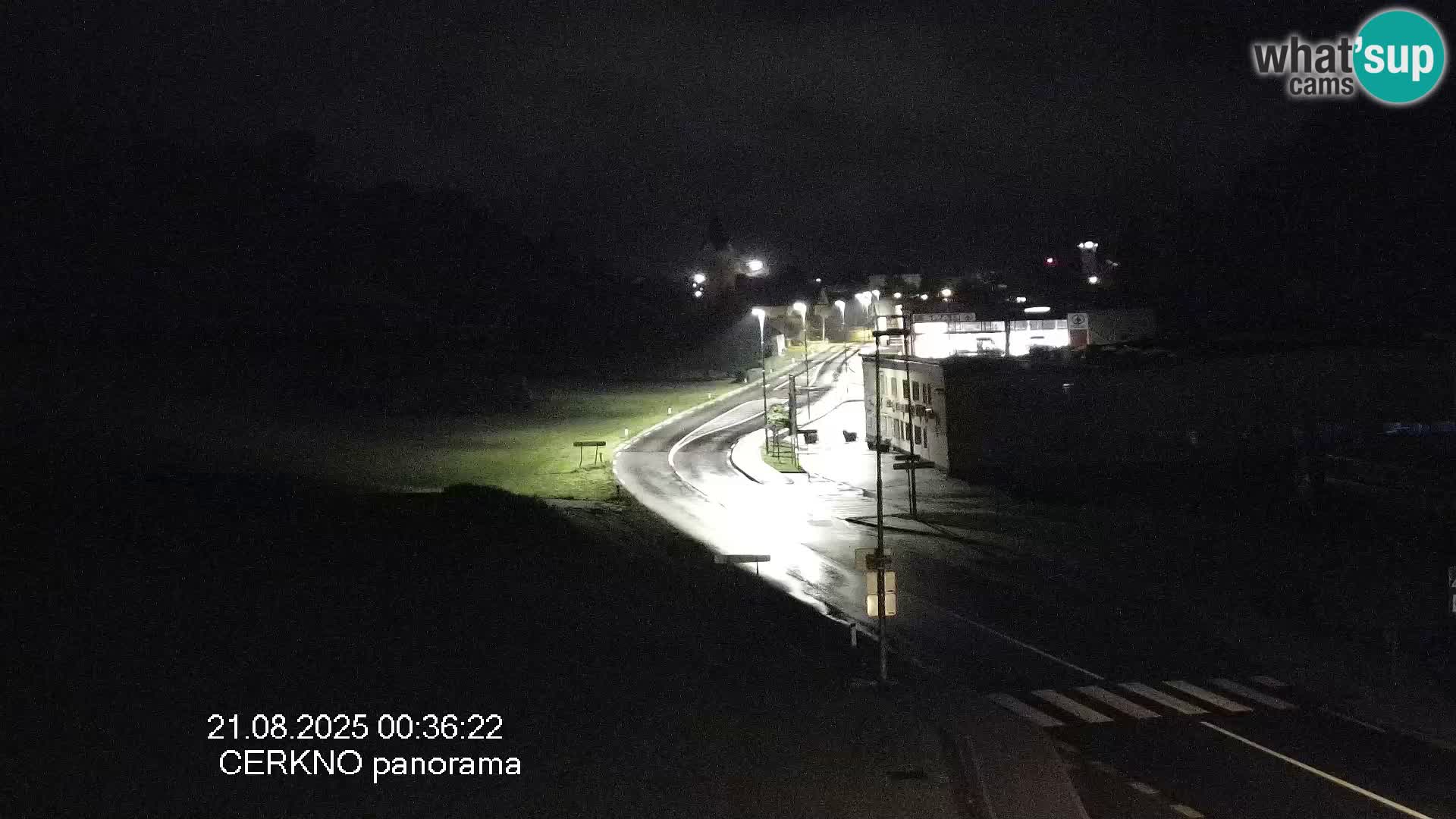 Cerkno entrada a la ciudad Webcam en vivo