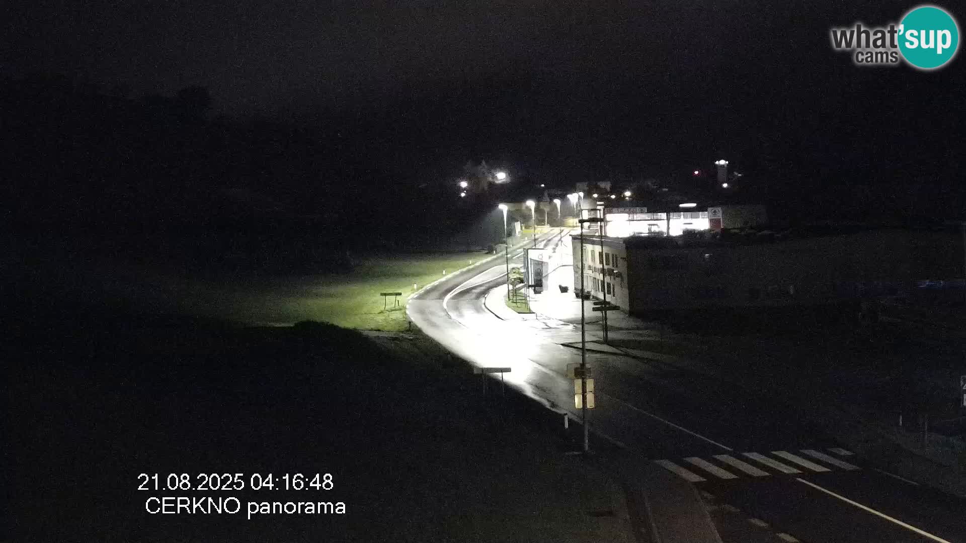 Webcam en direct – Entrée de la ville de Cerkno