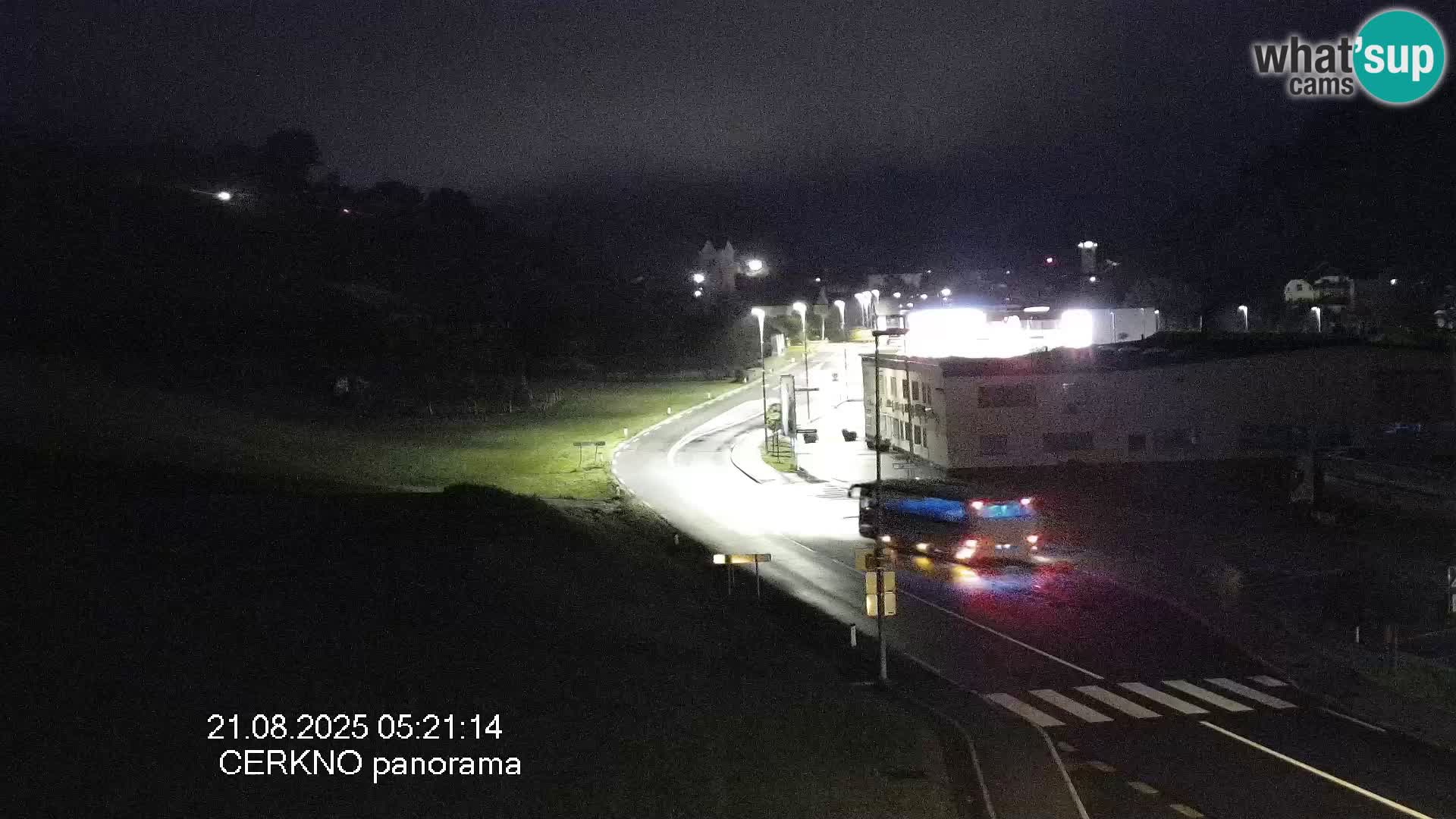Cerkno city entrance Live Webcam