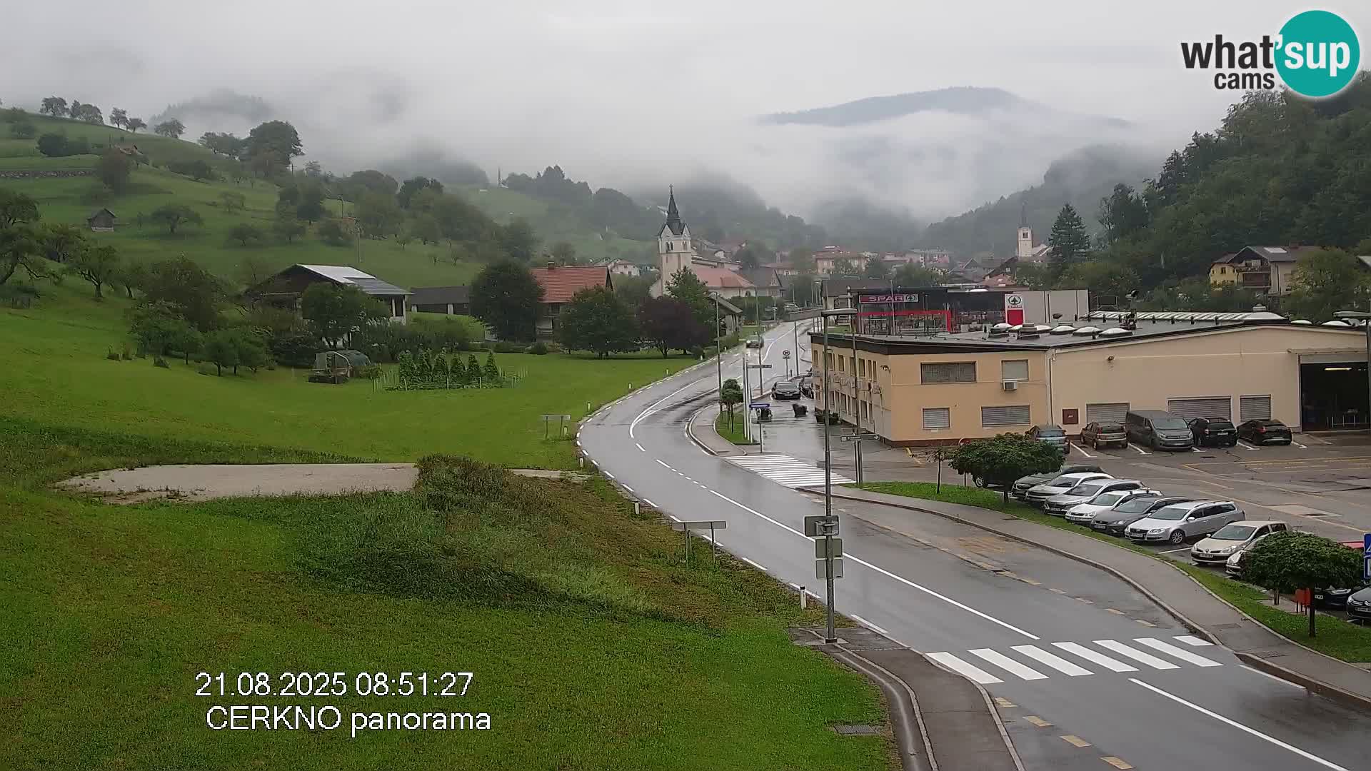 Cerkno ulaz u grad – Kamera uživo