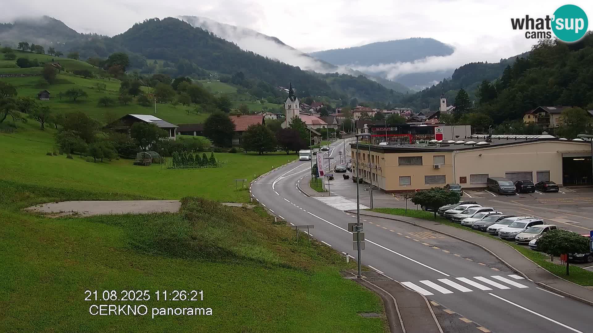 Webcam Ingresso Città di Cerkno