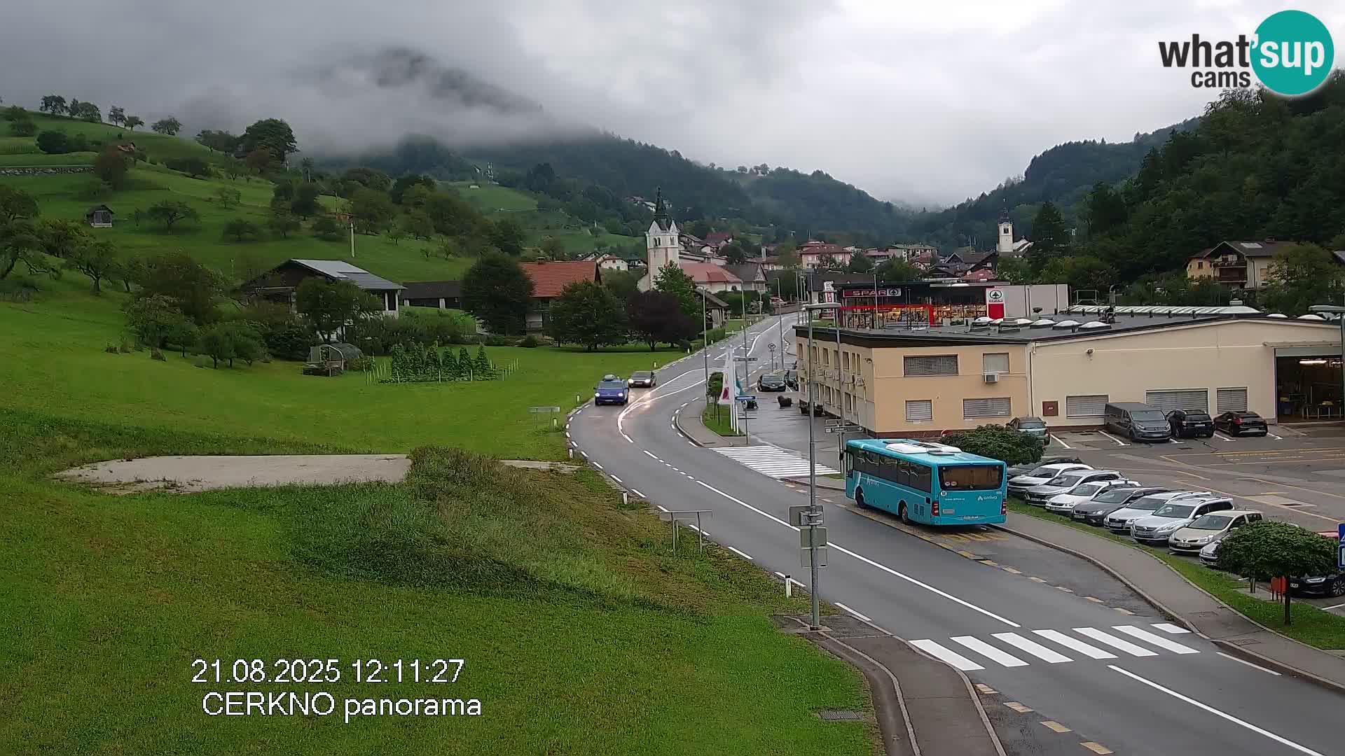 Cerkno ulaz u grad – Kamera uživo