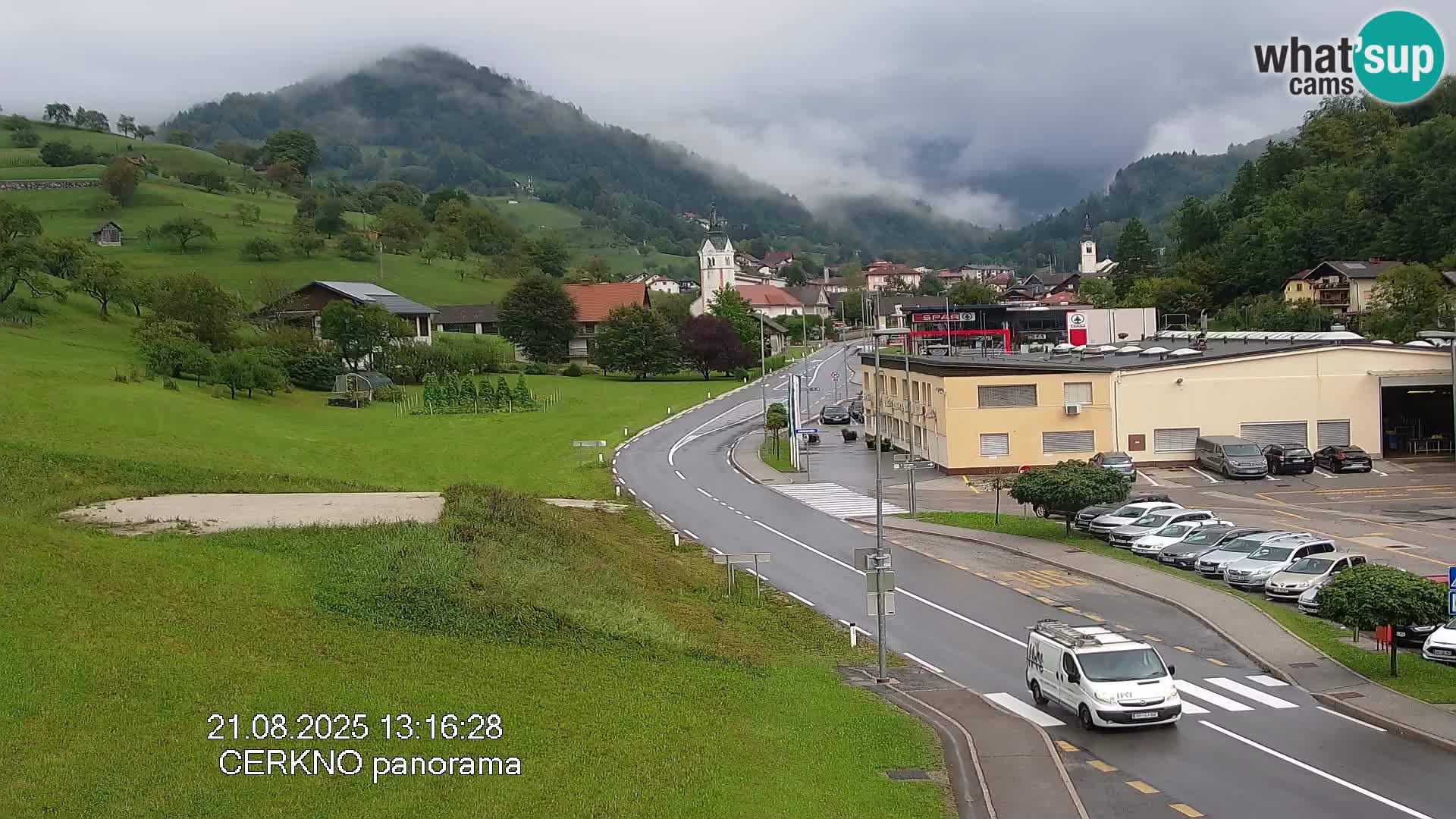 Cerkno ulaz u grad – Kamera uživo