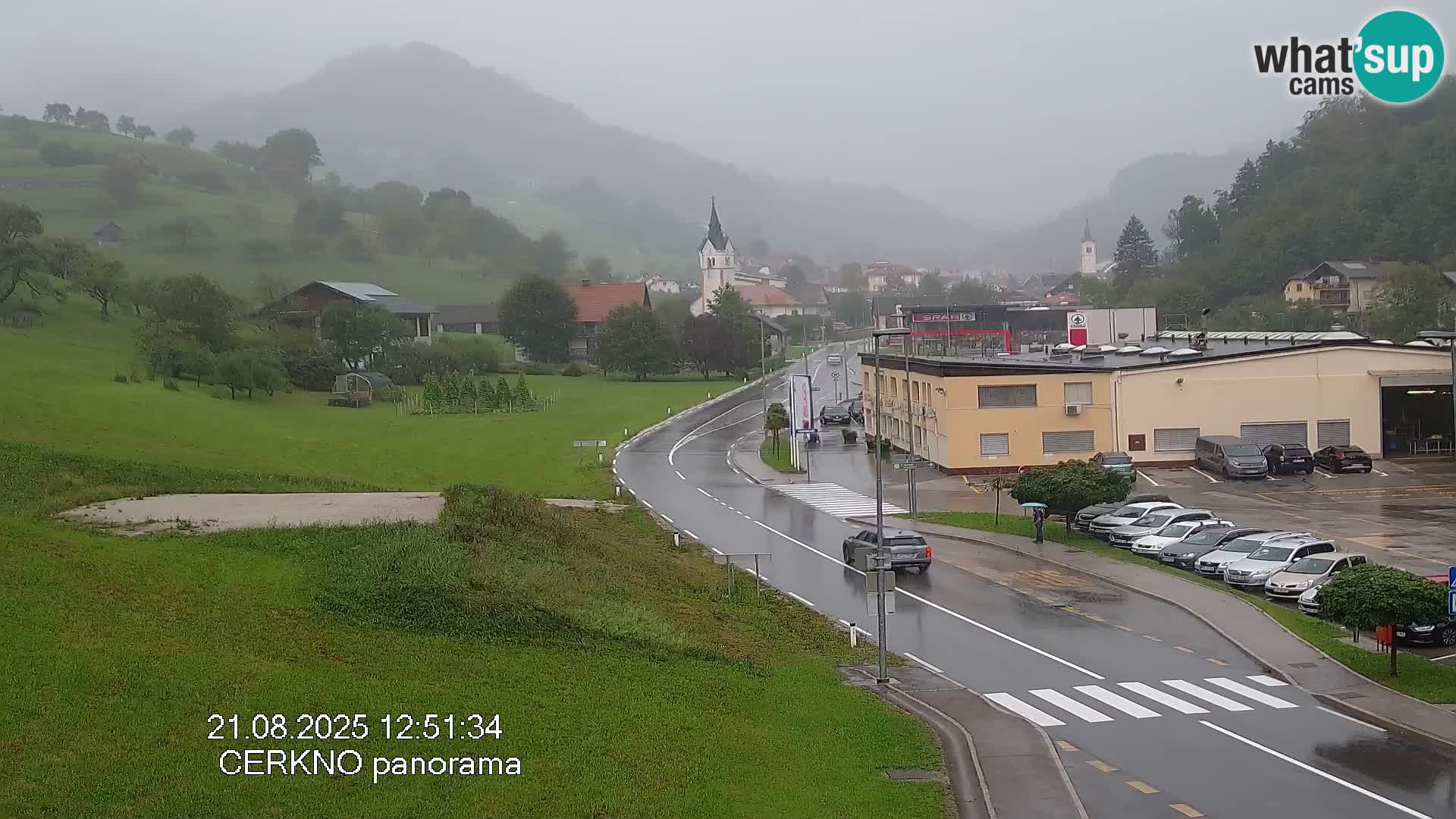 Cerkno ulaz u grad – Kamera uživo
