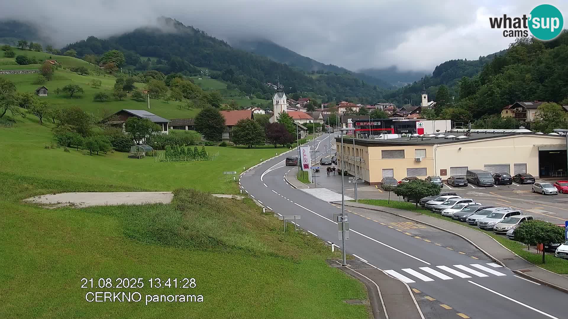 Cerkno ulaz u grad – Kamera uživo