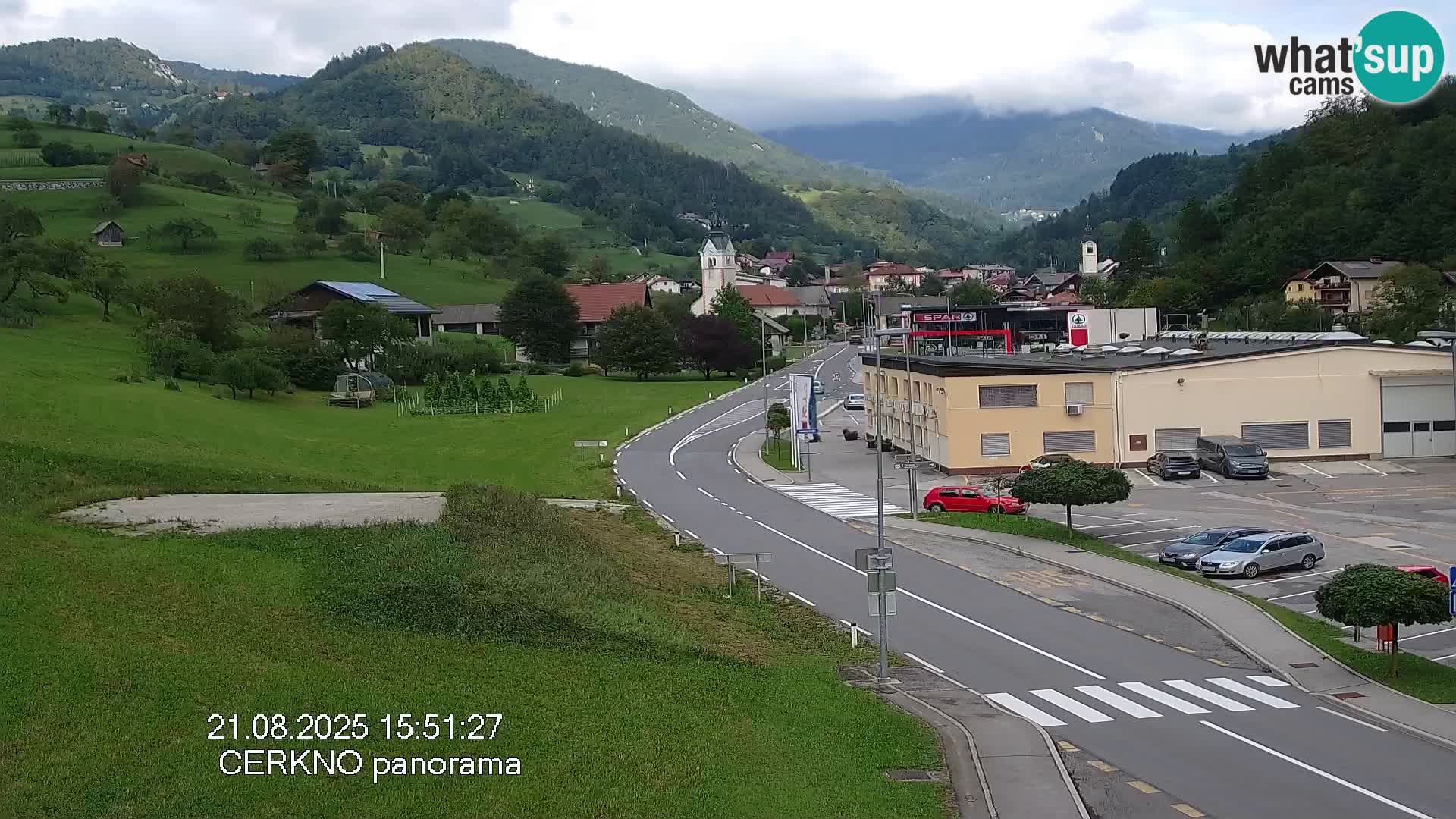 Cerkno Stadteingang Live-Webcam