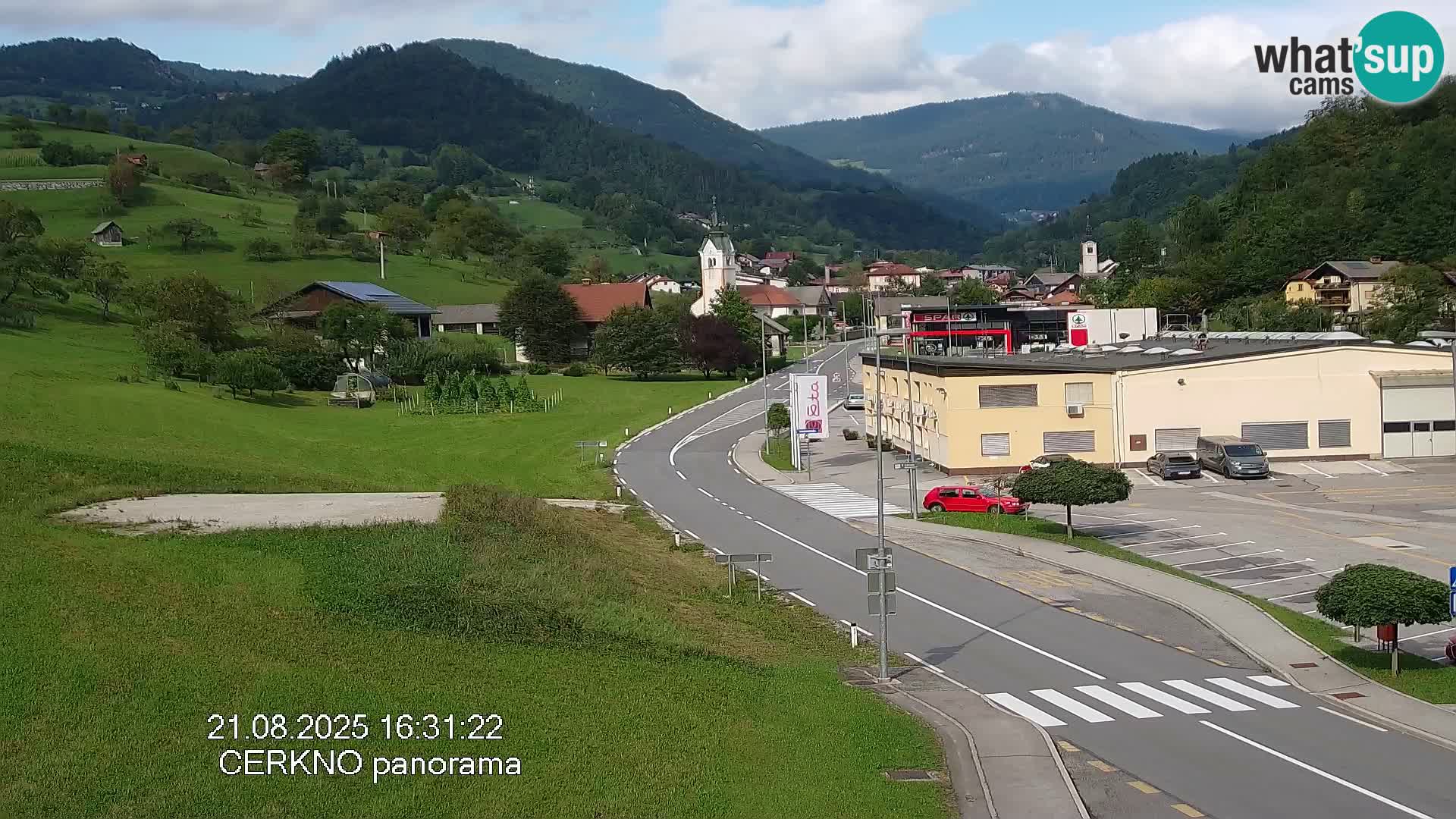 Webcam Ingresso Città di Cerkno