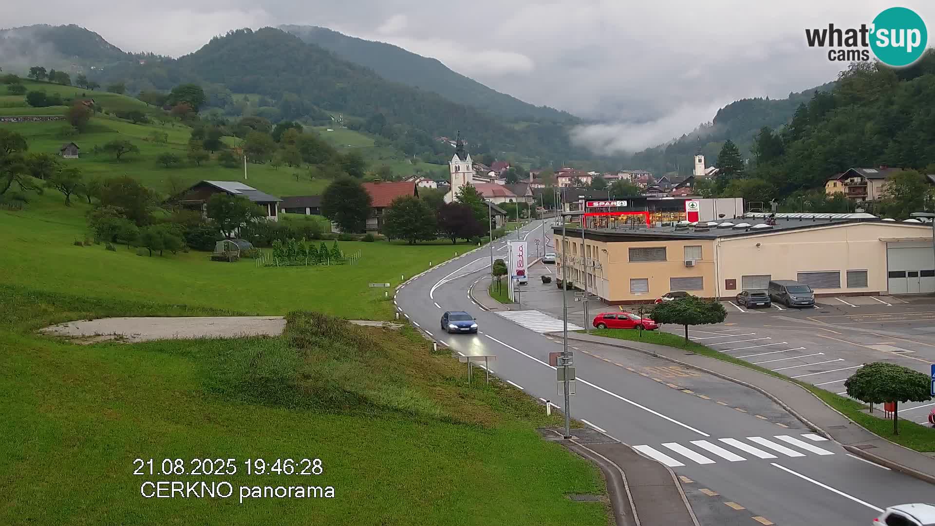 Cerkno Stadteingang Live-Webcam