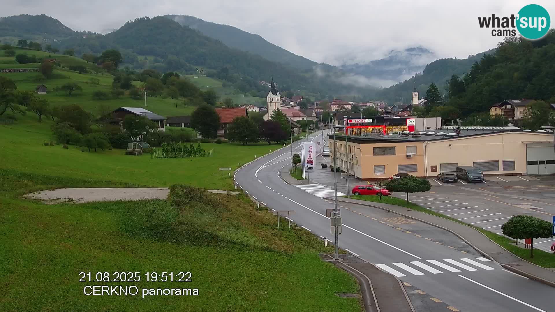 Cerkno Stadteingang Live-Webcam