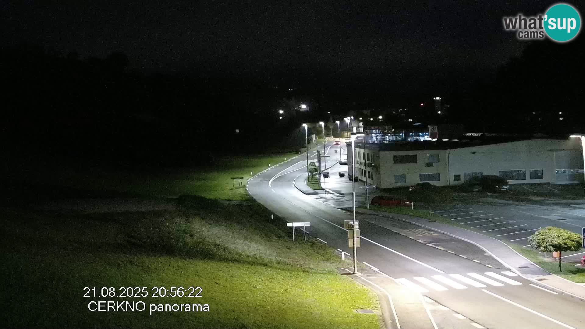 Cerkno city entrance Live Webcam