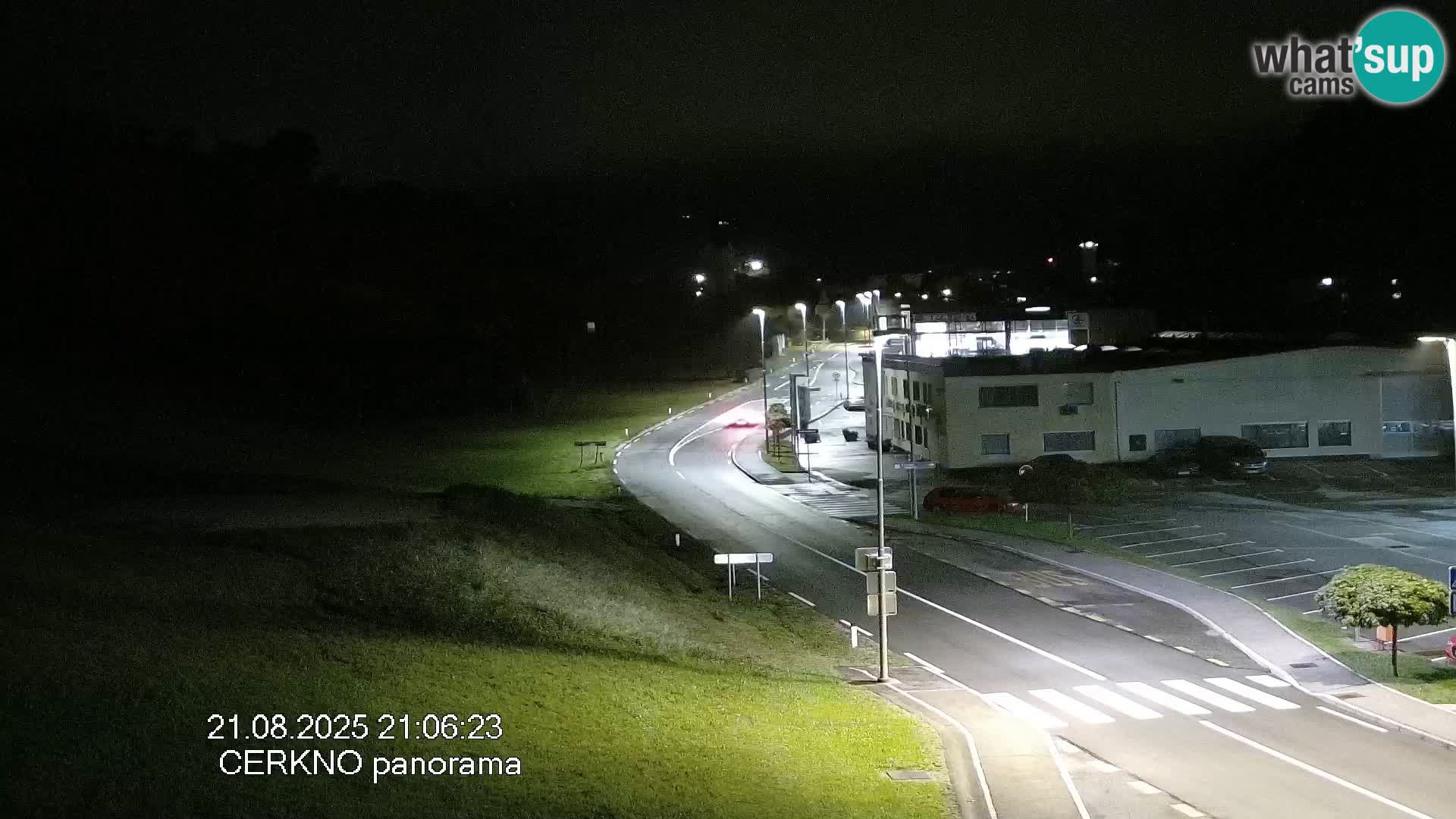 Cerkno entrada a la ciudad Webcam en vivo