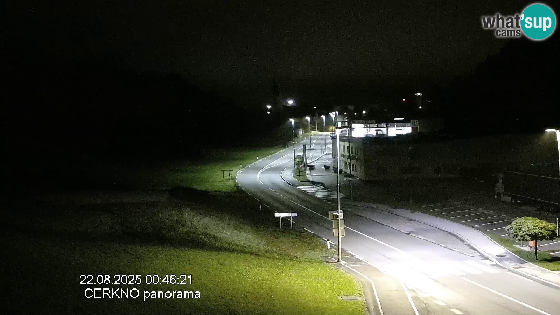 Cerkno city entrance Live Webcam
