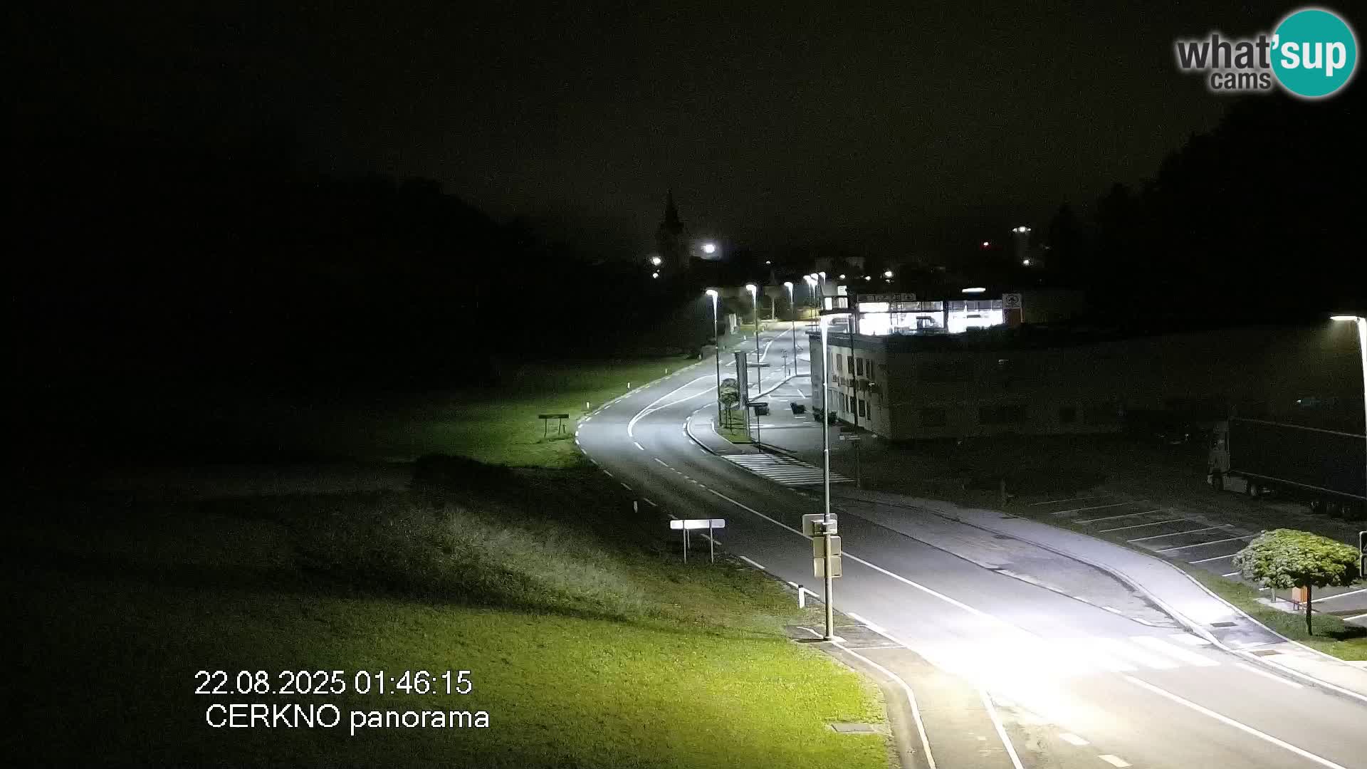 Cerkno entrada a la ciudad Webcam en vivo