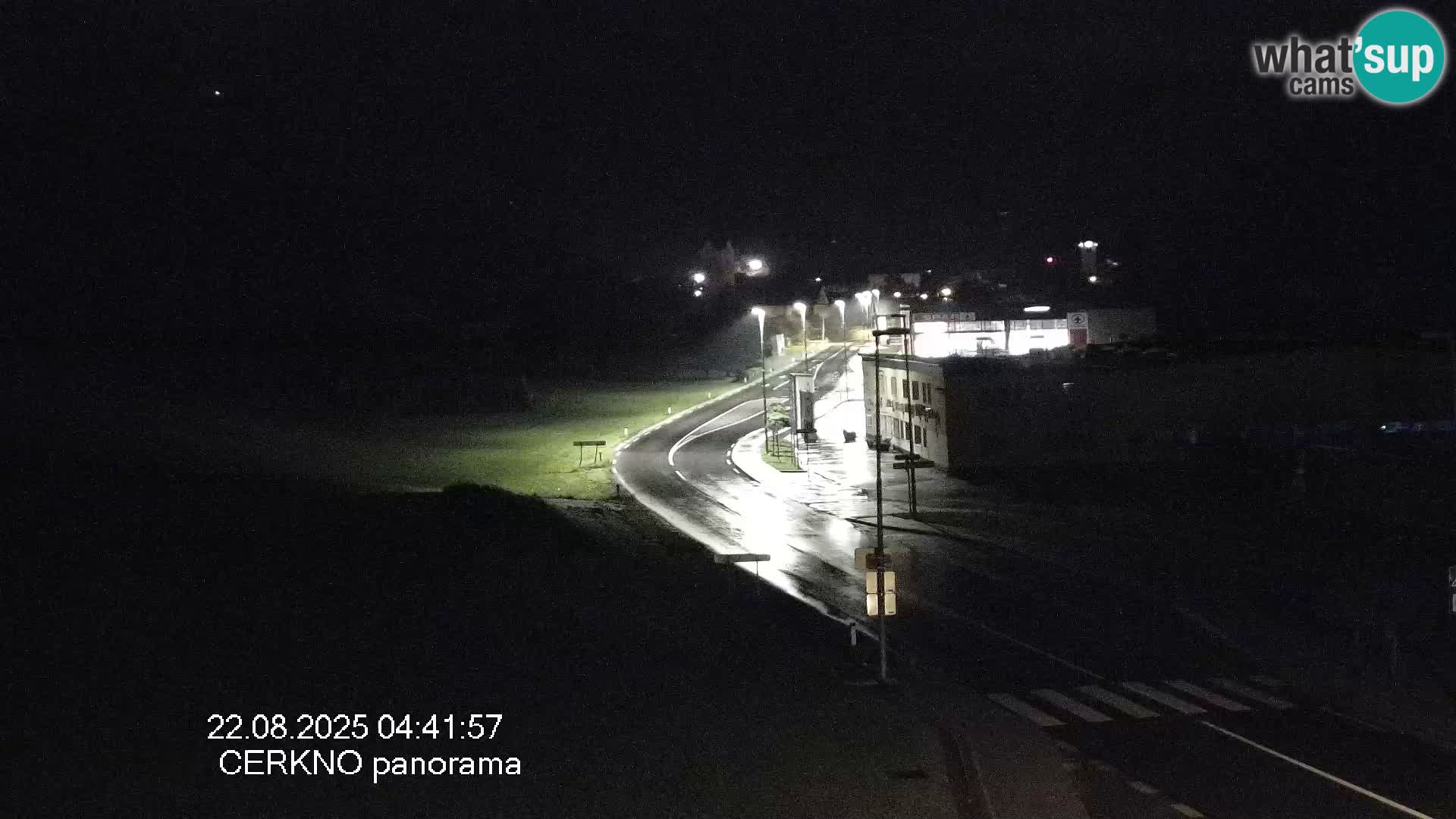 Cerkno city entrance Live Webcam