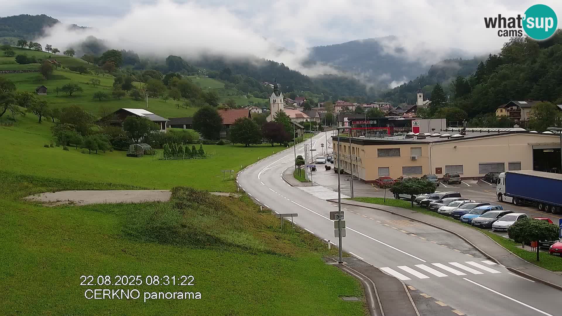 Cerkno Stadteingang Live-Webcam