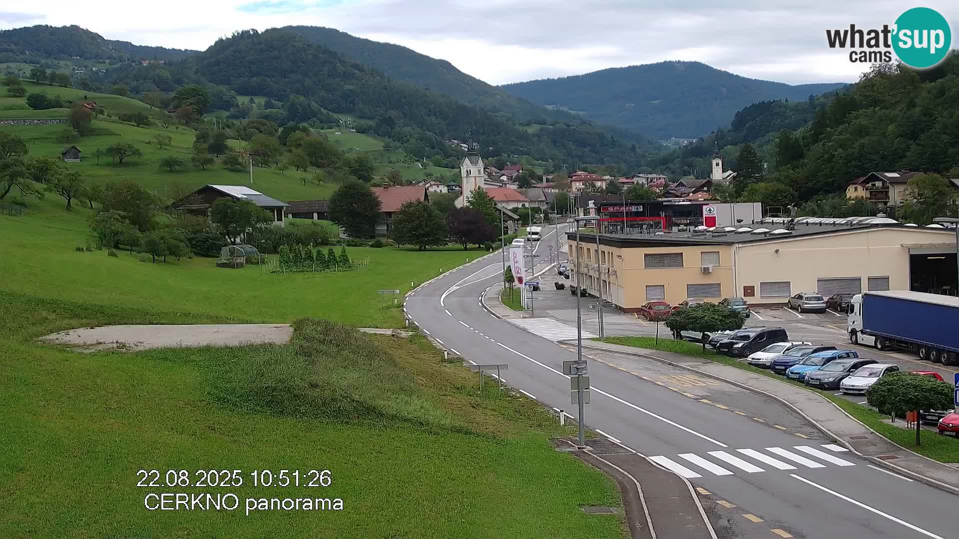 Cerkno Stadteingang Live-Webcam