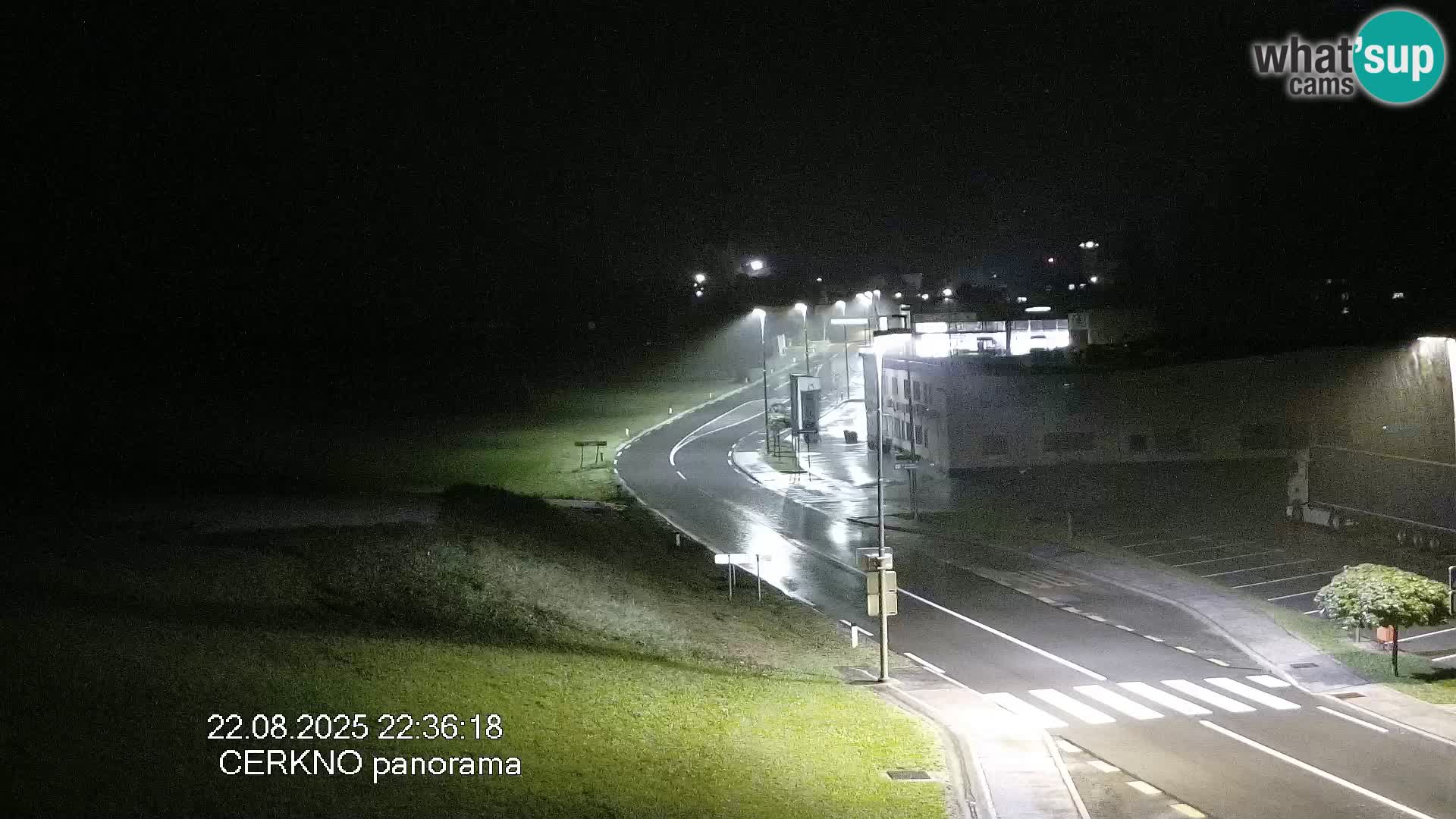 Cerkno city entrance Live Webcam