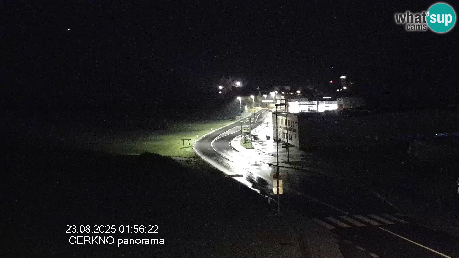 Cerkno city entrance Live Webcam