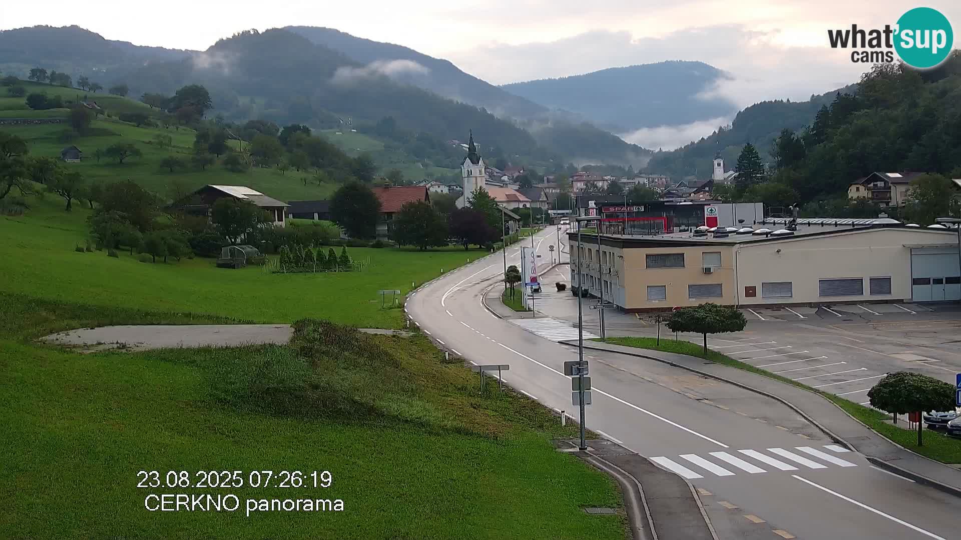 Cerkno ulaz u grad – Kamera uživo