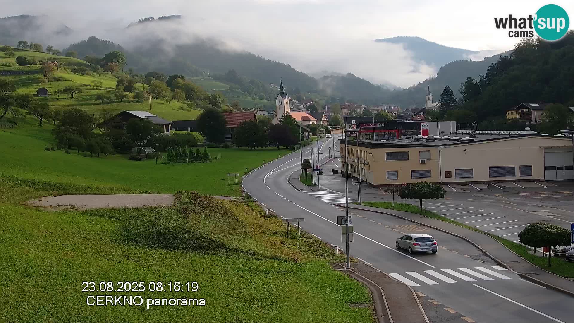 Cerkno Stadteingang Live-Webcam