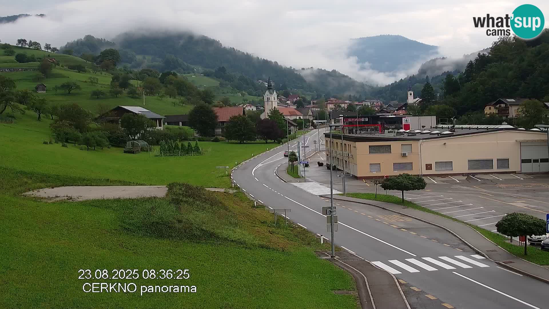 Cerkno Stadteingang Live-Webcam