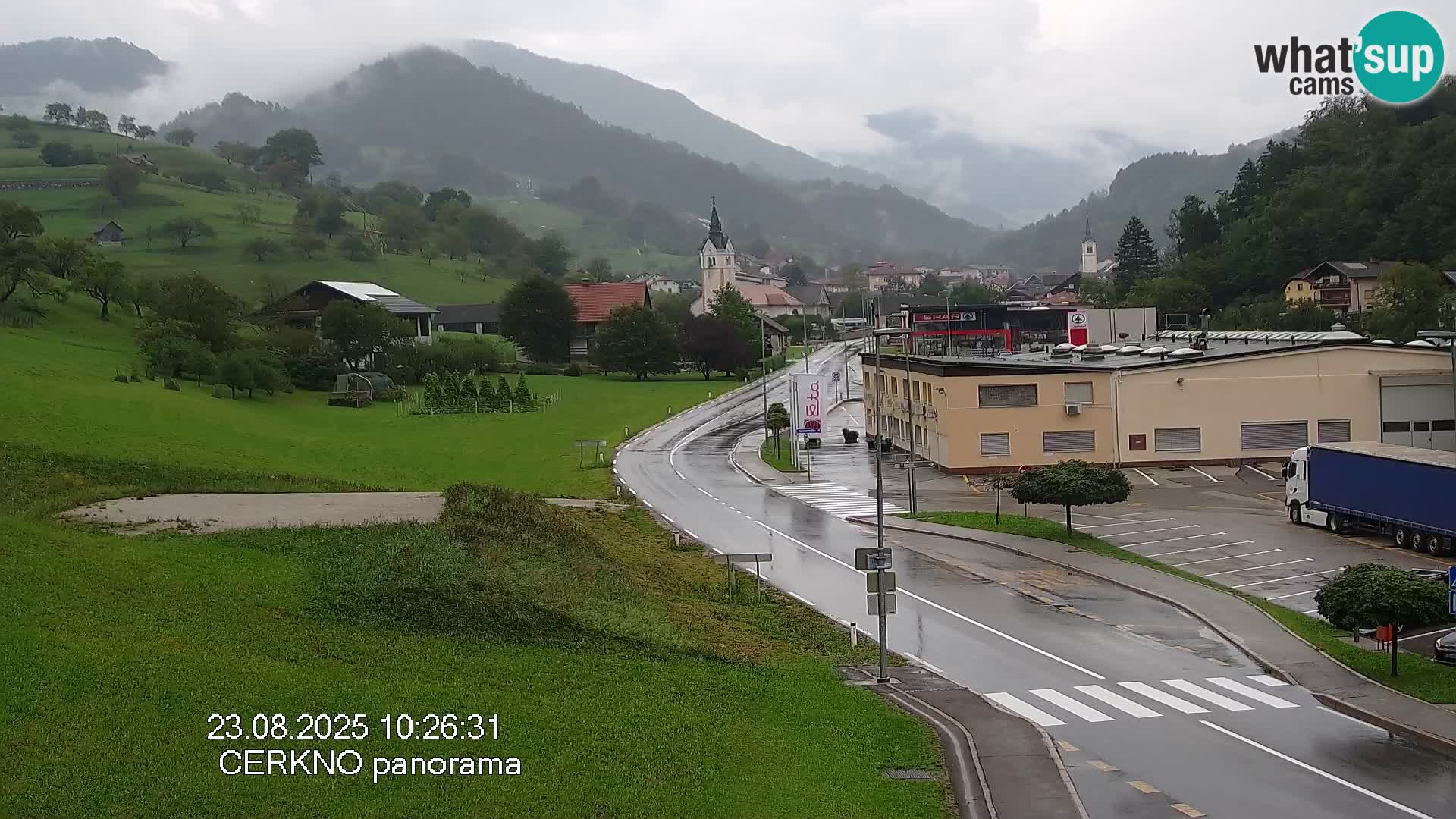 Cerkno ulaz u grad – Kamera uživo