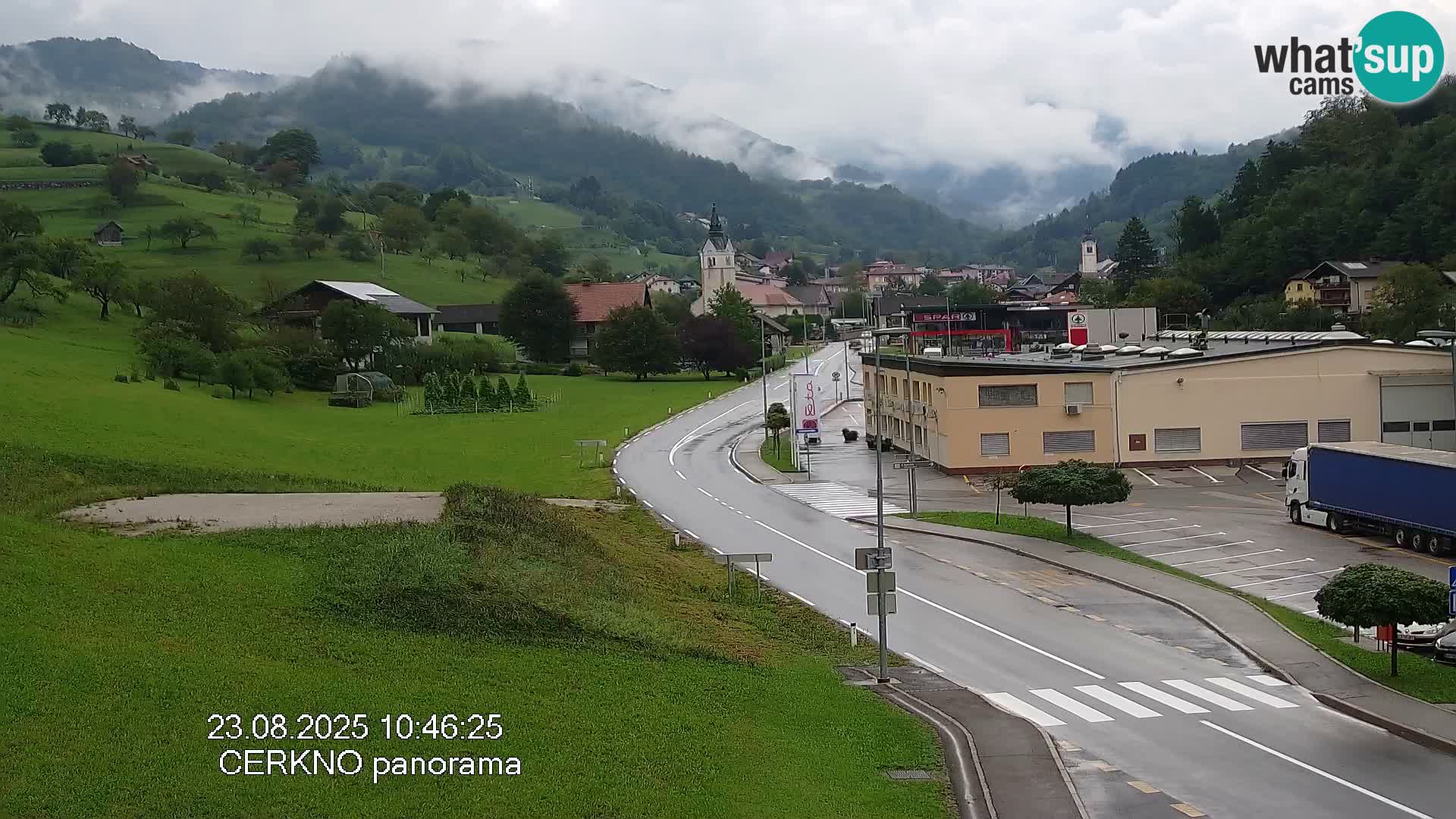 Cerkno Stadteingang Live-Webcam