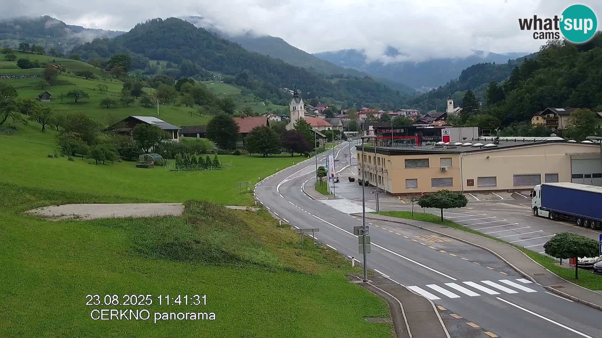 Cerkno Stadteingang Live-Webcam