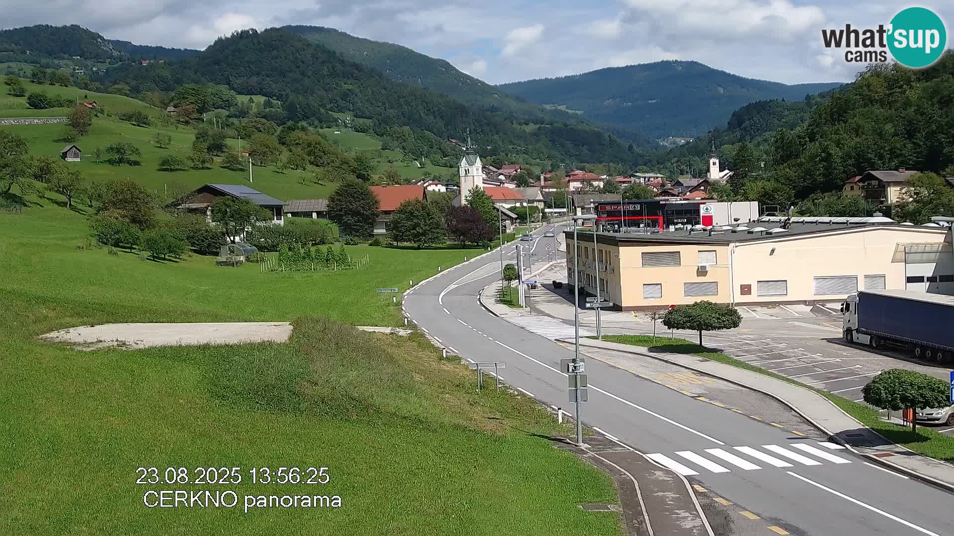 Cerkno Stadteingang Live-Webcam