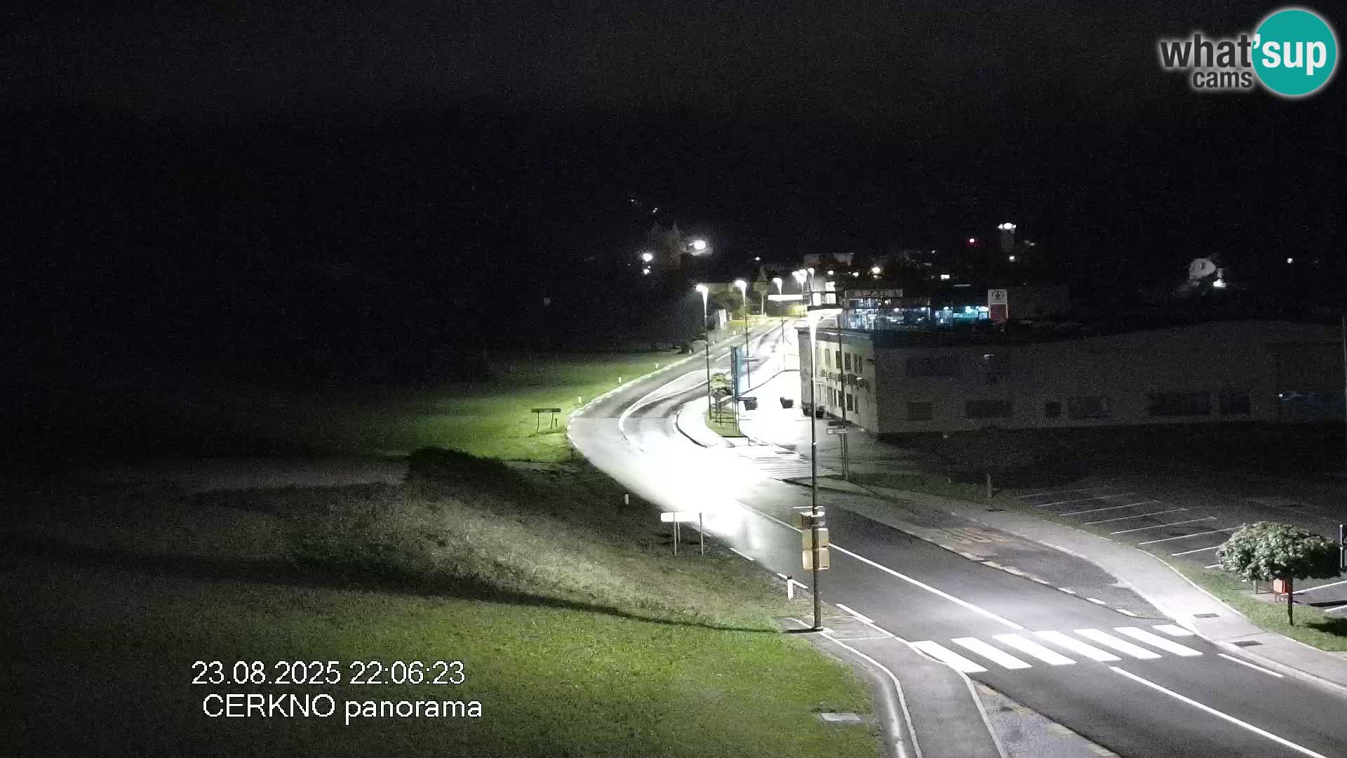 Cerkno city entrance Live Webcam