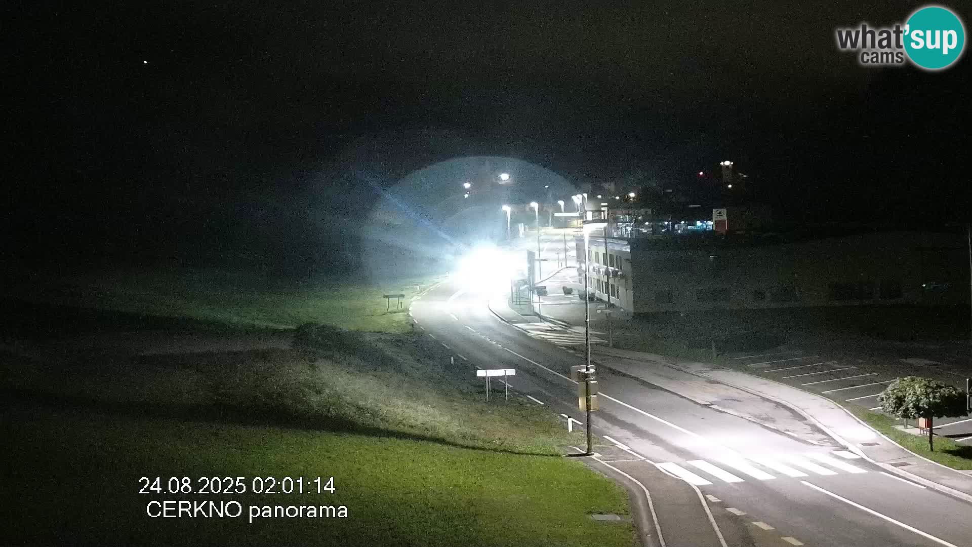 Cerkno entrada a la ciudad Webcam en vivo