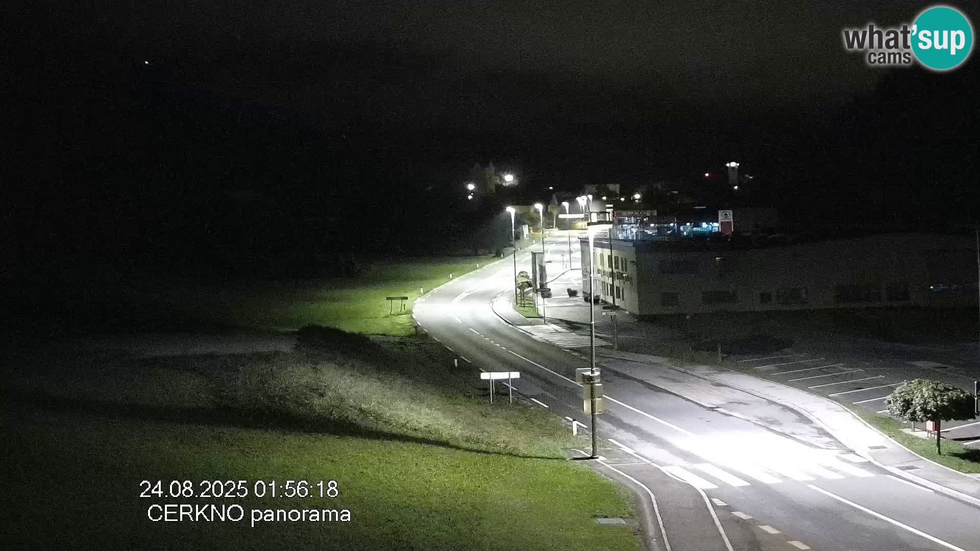 Cerkno city entrance Live Webcam