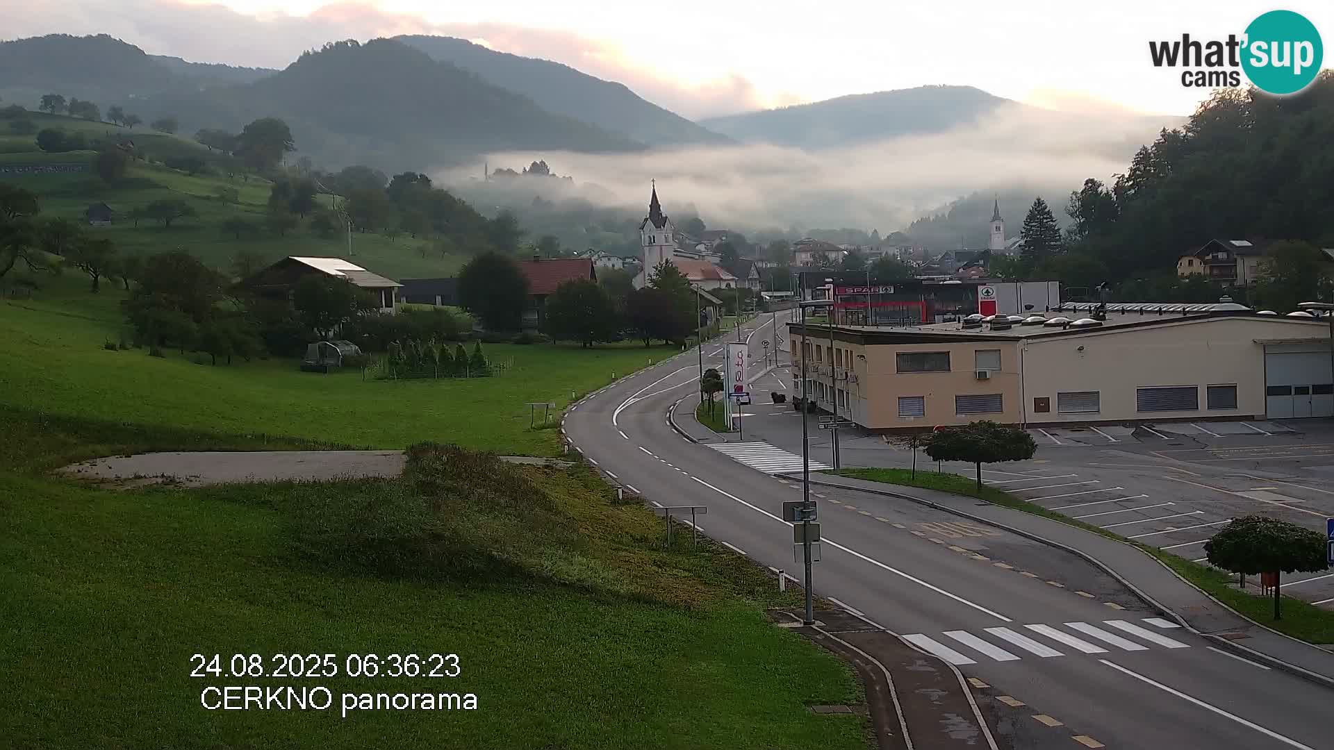 Cerkno ulaz u grad – Kamera uživo