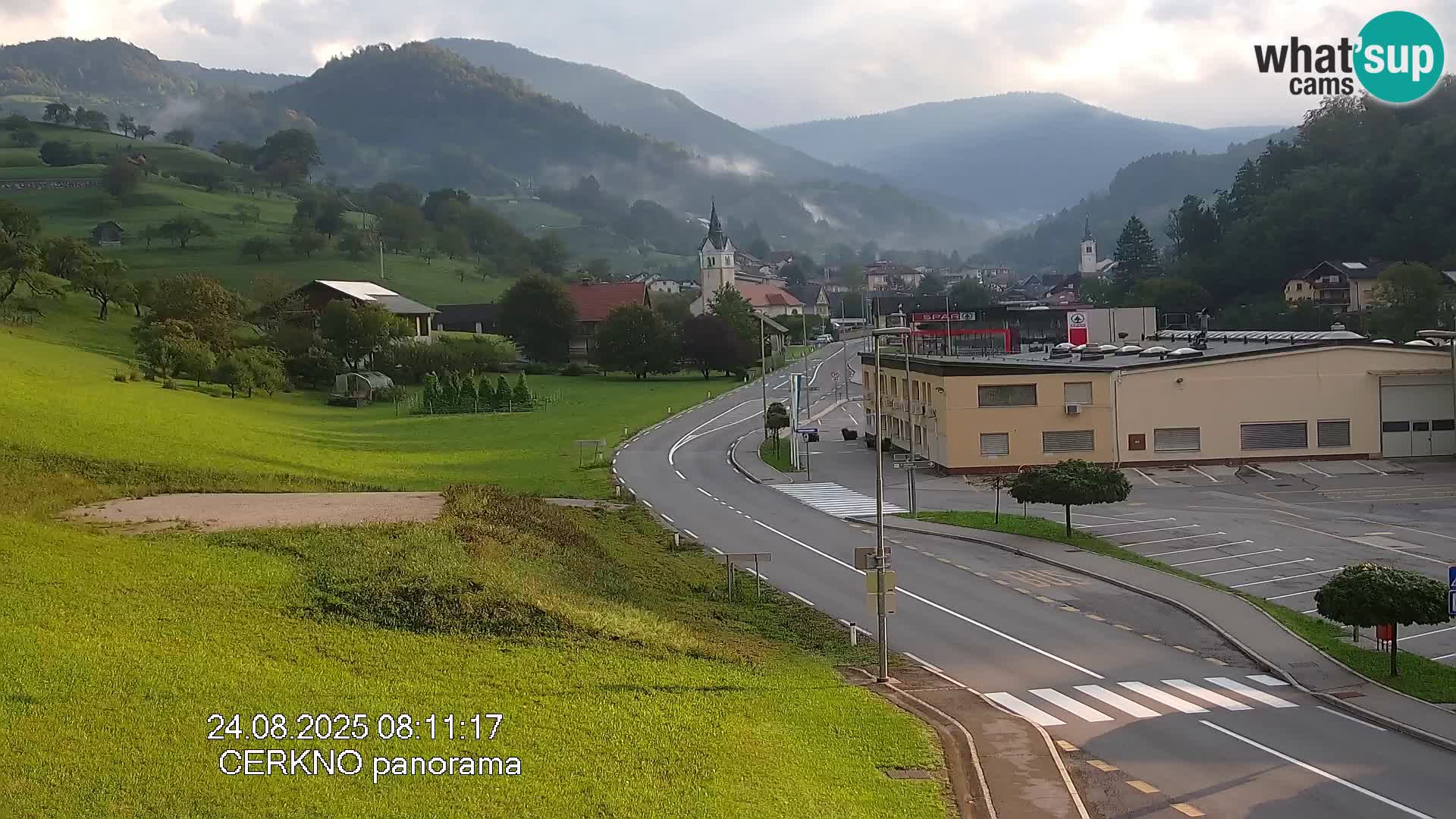 Cerkno ulaz u grad – Kamera uživo
