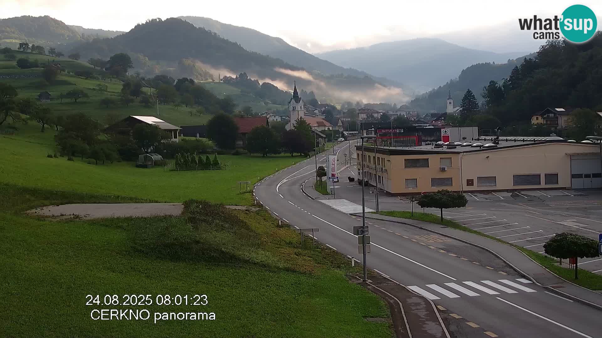 Cerkno ulaz u grad – Kamera uživo