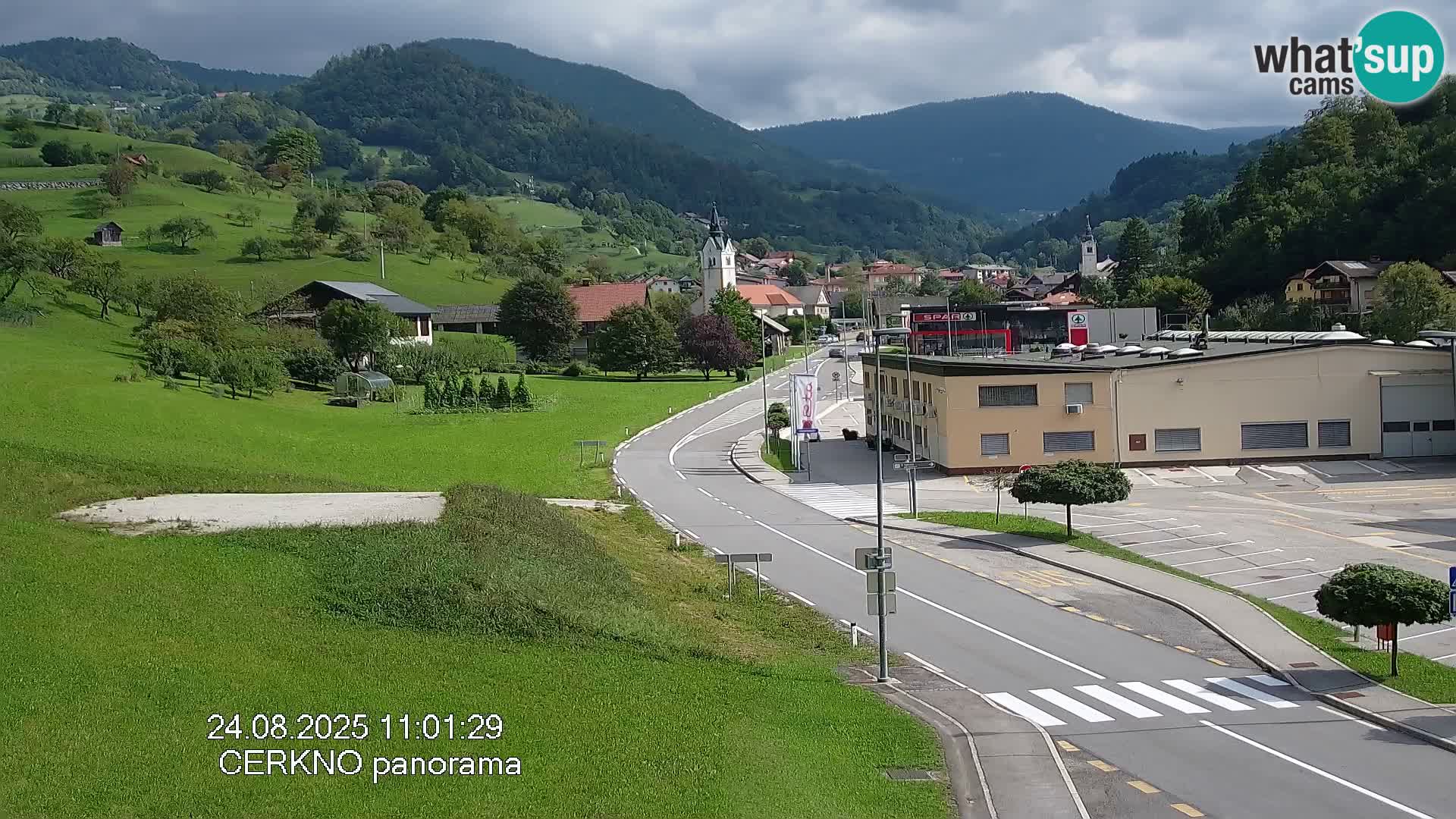 Cerkno Stadteingang Live-Webcam