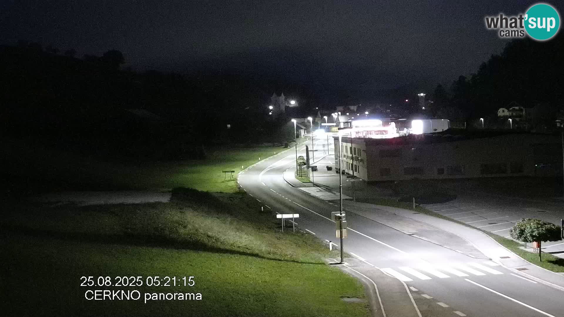 Cerkno city entrance Live Webcam