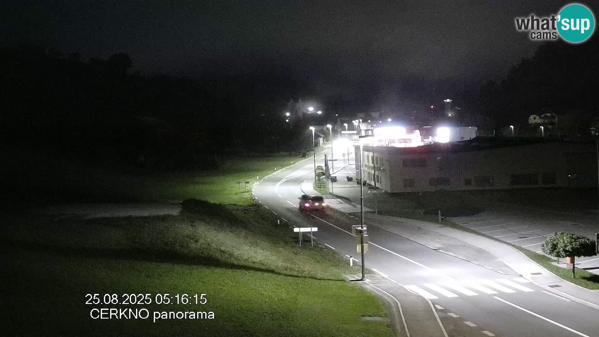 Cerkno city entrance Live Webcam