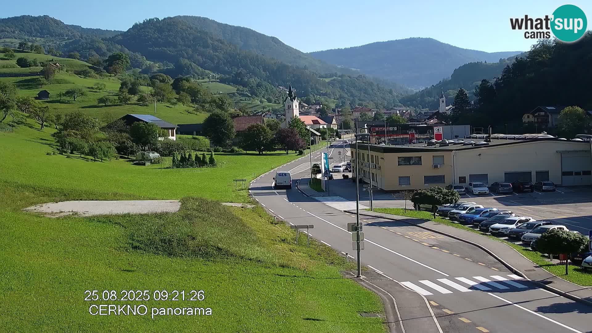 Cerkno ulaz u grad – Kamera uživo