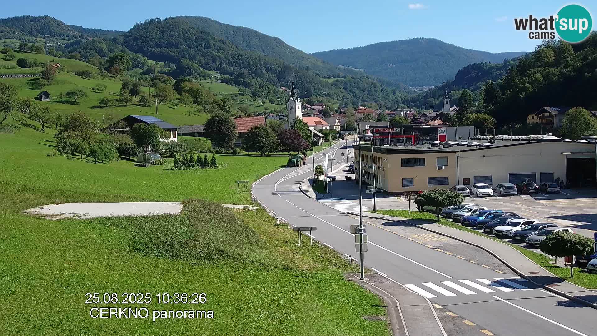 Cerkno ulaz u grad – Kamera uživo