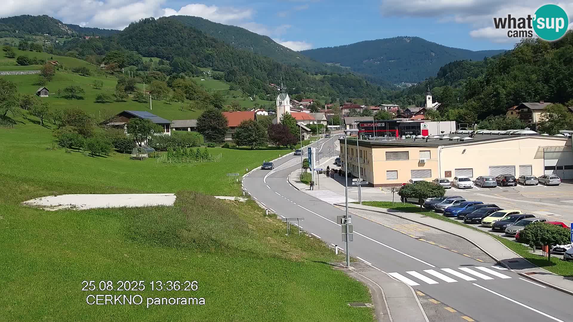 Cerkno ulaz u grad – Kamera uživo