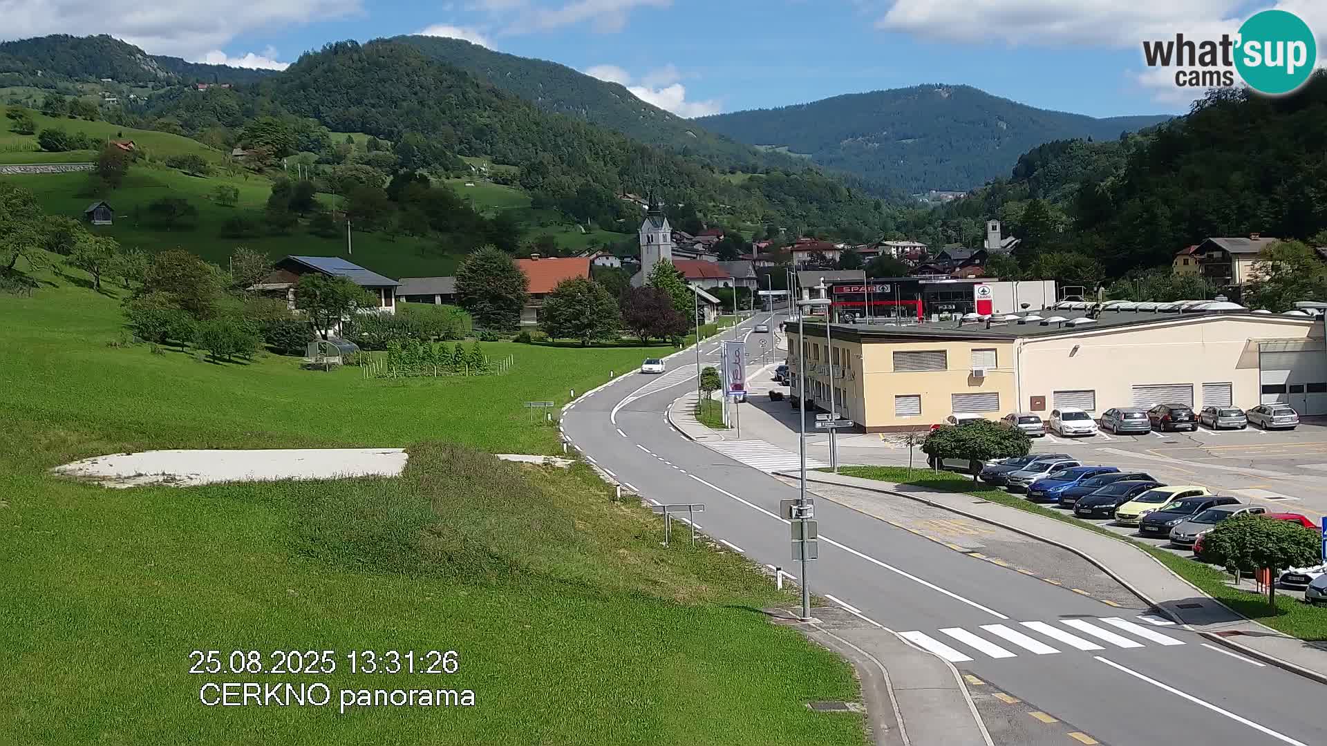 Cerkno ulaz u grad – Kamera uživo