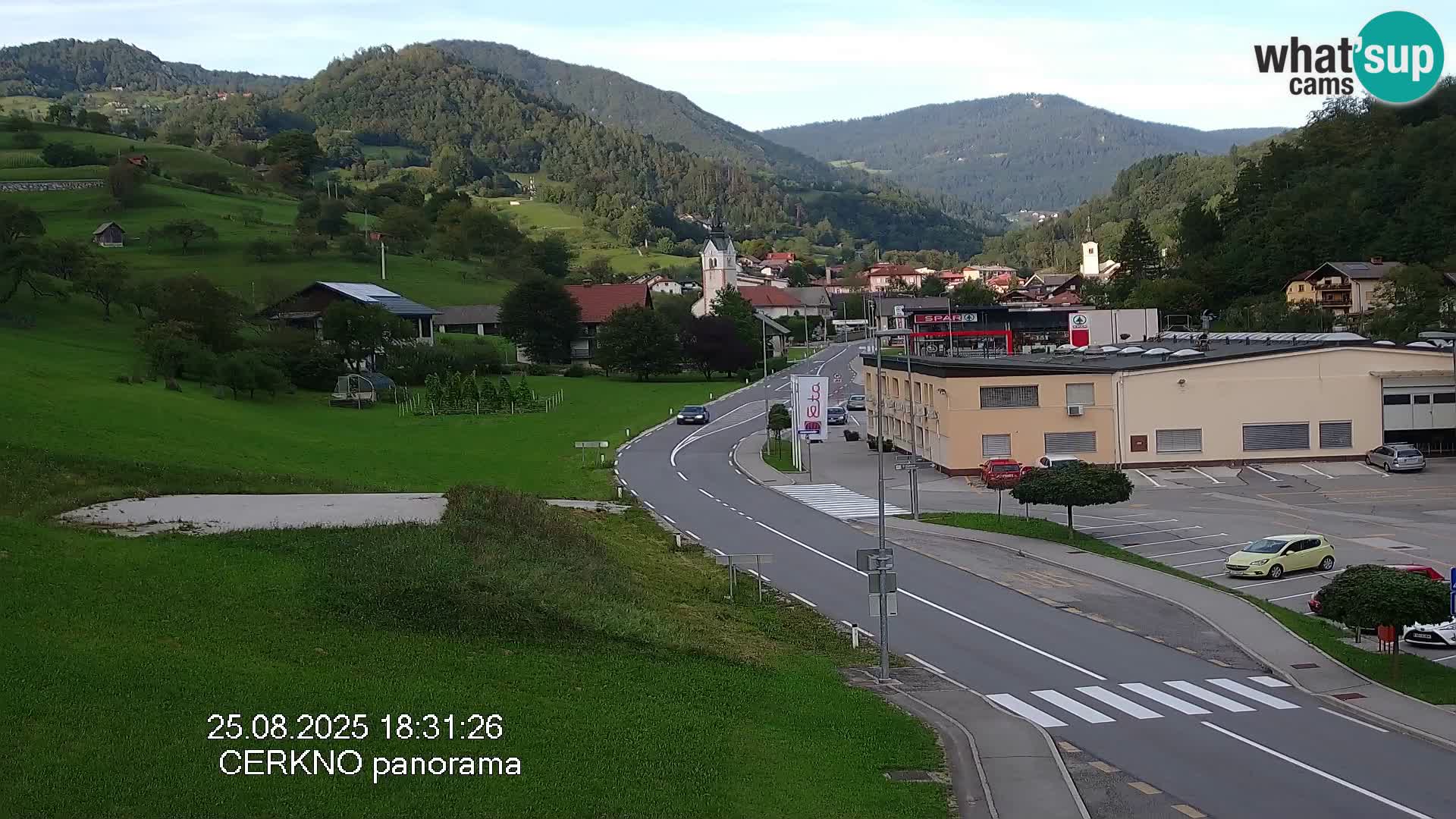 Cerkno Stadteingang Live-Webcam