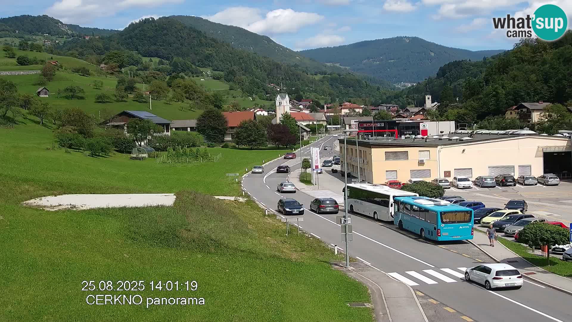 Cerkno Stadteingang Live-Webcam